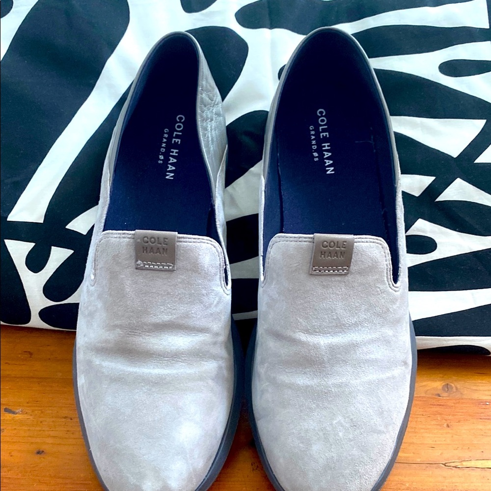 Cole Haan Women’s Gray Slip-On Shoes